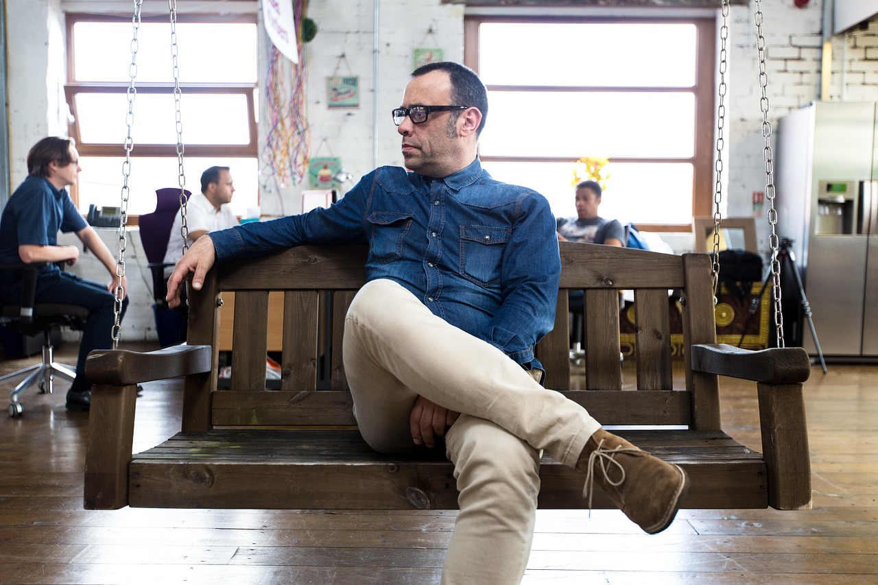 Modern coworking space where our team builds