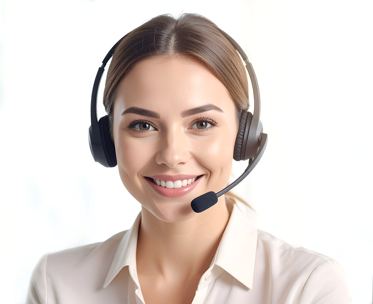 Friendly customer service representative ready to help